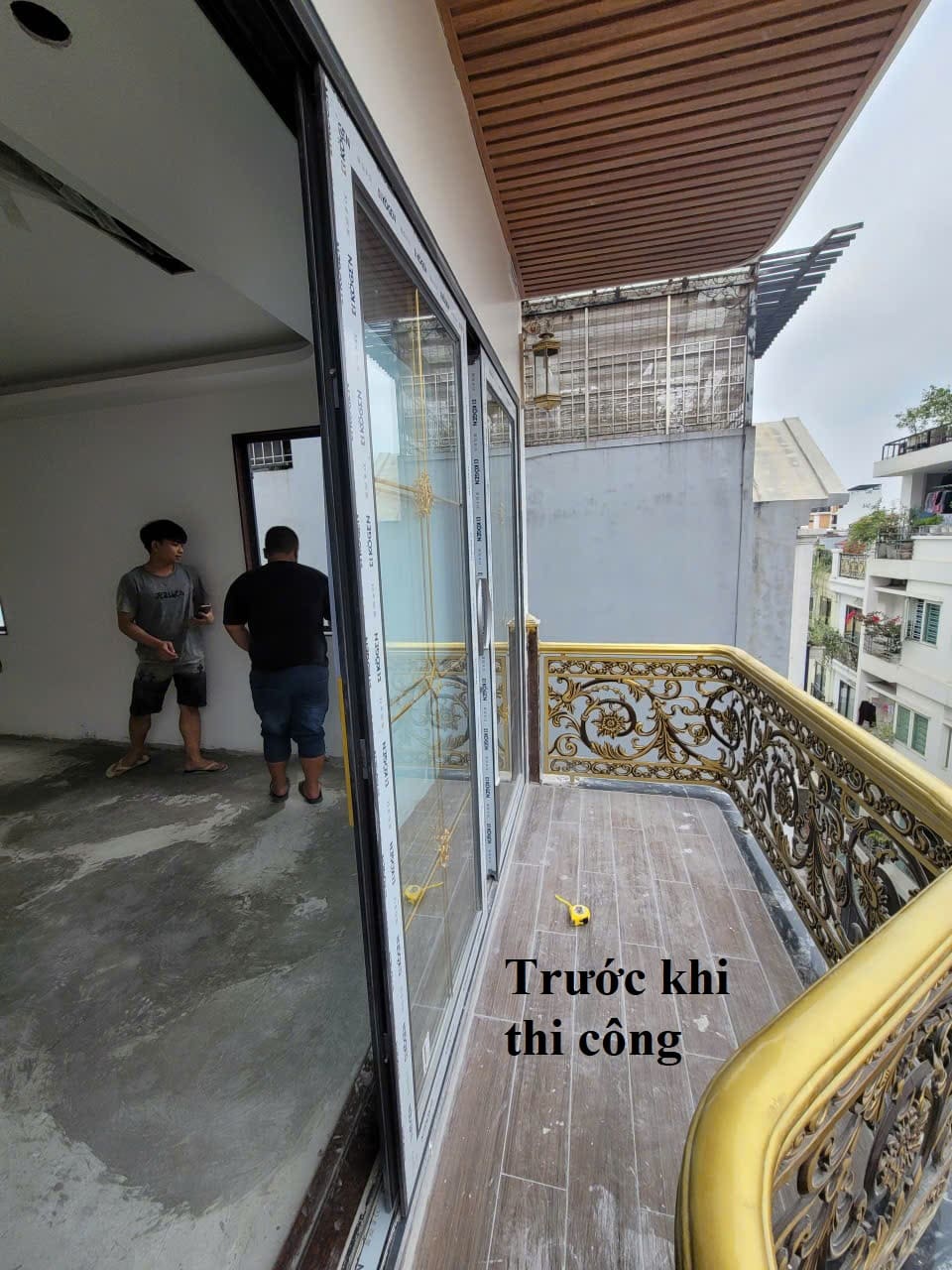 Thiết kế ban công vườn Nhật phố Tư Đình 